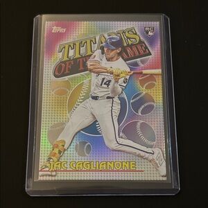Topps Jac Caglianone Titans of the Game Rookie Baseball Card